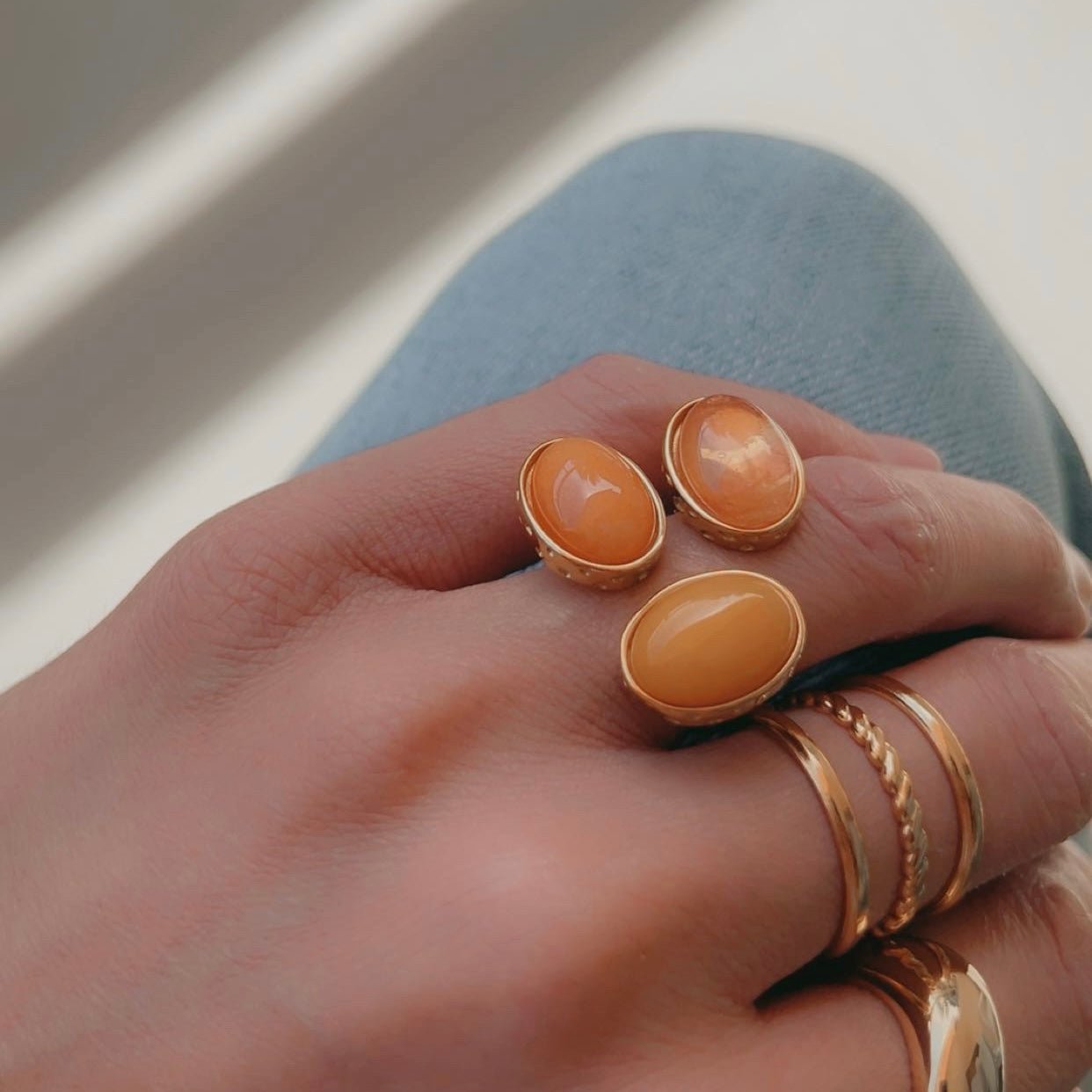 Bague Ambre - hadijewelry